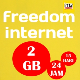 Paket Data Indosat Data Freedom (Kuota Full 24Jam All Area) - Freedom Internet 2GB 30 Hari